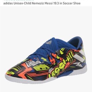Nemeziz Messi addidas soccer shoes- Blue, Yellow, Red